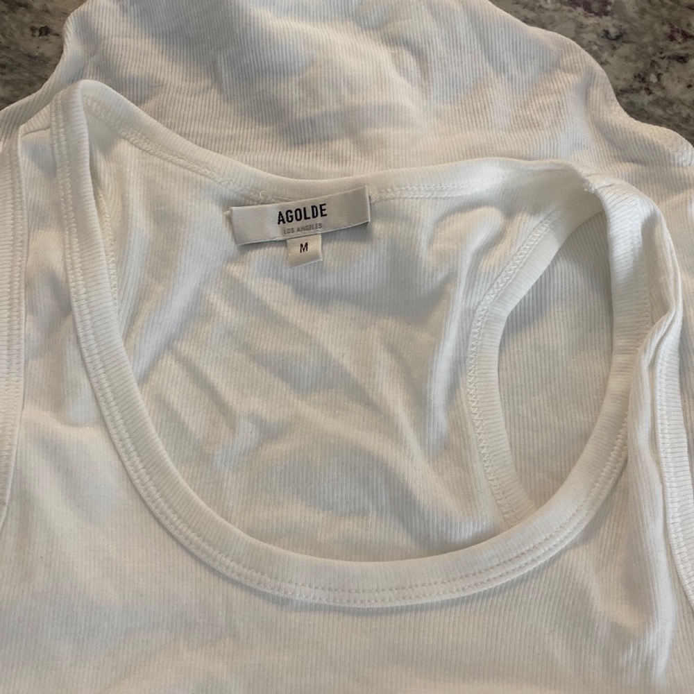 White Agolde Maria body suit